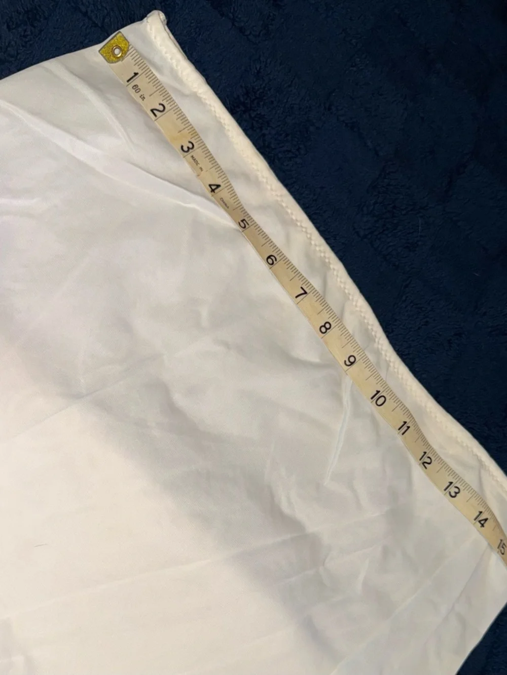 Vintage White Lace Trim Slip Chemise - Picture 7 of 7